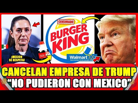 TRISTE NOTICIA TRUMP! MEXICO SANCIONA EMPRESA GRINGA PASO DE MADRUGADA CLAUDIA Y AMLO CELEBRA FELIZ