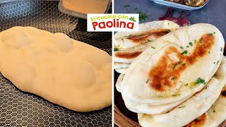 Il PANE FATTO IN CASA più facile di sempre! Senza forno!🫓 PANE NAAN. pane in padella.