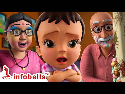 Cinna Papa Nuvvu Cakkera Tinnava? | Telugu Rhymes for Kids | Infobells #telugurhymes #tellinglies