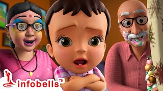 Cinna Papa Nuvvu Cakkera Tinnava? | Telugu Rhymes for Kids | Infobells #telugurhymes #tellinglies