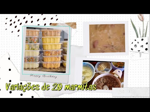 Variações de 20 marmitas