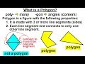 Characteristics and Properties of Polygons