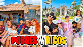 FAMILIA POBRE  Vs FAMILIA RICA 🤕🤑 // FAMILIA RECOCHA 