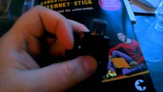 Unboxing: Congstar Prepaid Internet-Stick (Deutsch)