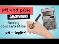 Understanding pH and pOH Calculations