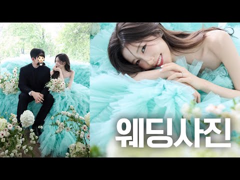 웨딩촬영 VLOG | 숨이 안 쉬어져요.. | 청담 웨딩 샵 메이크업 후기 | 무이스튜디오, 브라이덜공, 김청경 | 새니