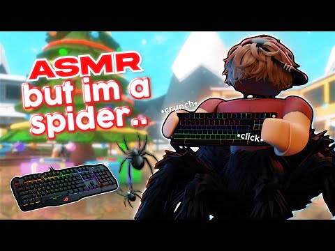 MM2 *KEYBOARD ASMR* but i'm a SPIDER??.. (Murder Mystery 2)