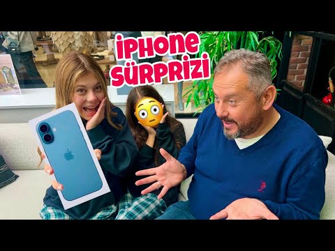 Babamdan GİZLİ İPHONE Aldık !! BÜYÜK SÜRPRİZ (ŞOK OLDU) Zeybek Ailesi