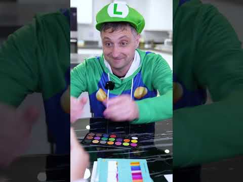 Never paint with colors if it's a drink!! #familygamestories