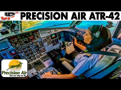 Precision Air ATR Cockpit to the Serengeti & Zanzibar