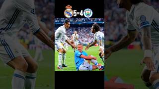 Ronaldo Cumback gools😱🔥Real Madrid 5-4 vs Manchester City | CR7 vs Erling Haaland 🐐🔥#shorts