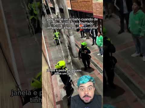 UMA TIKTOKER DA COLOMBIA PRESENCIOU UM EXORCISMO NO SEU PRÉDIO 😳
