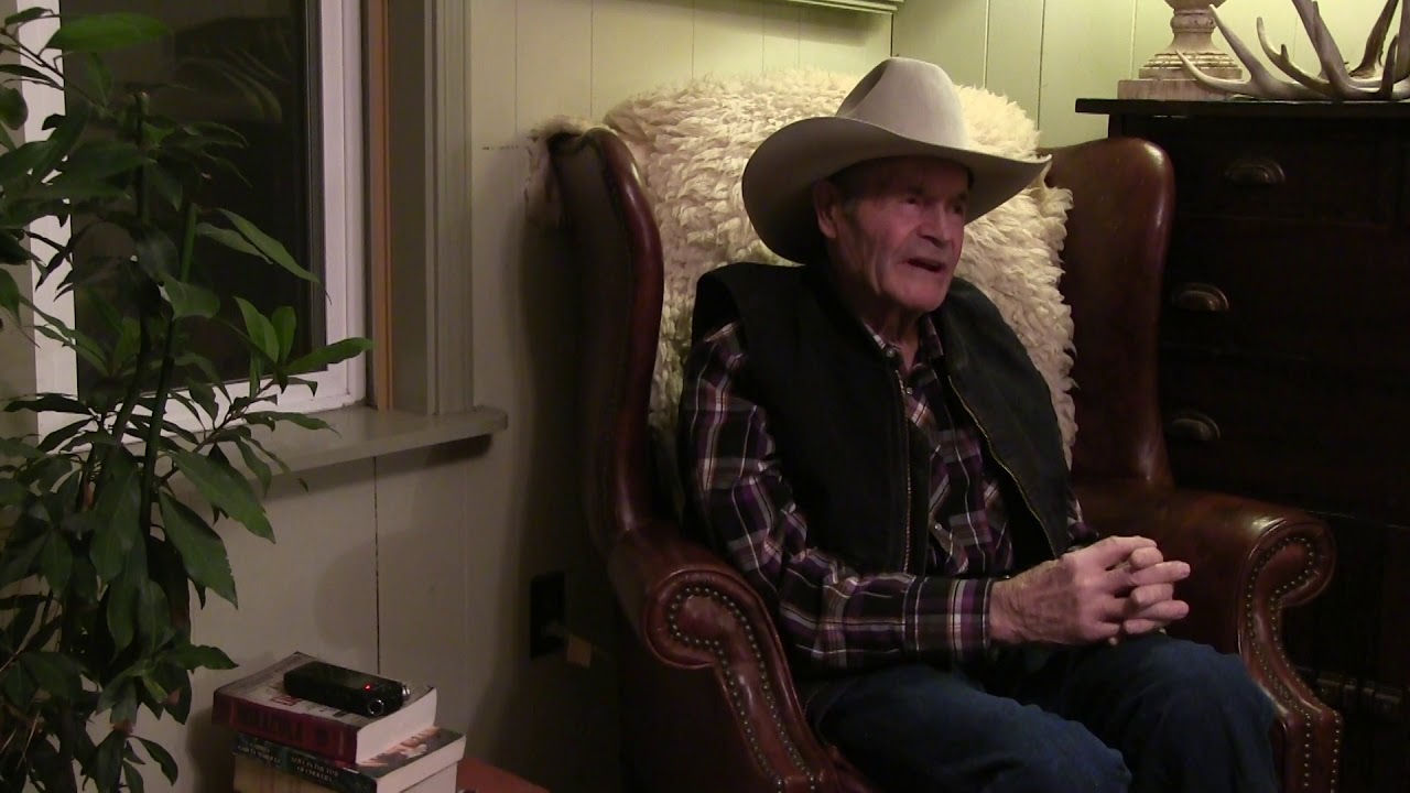Image of Marv Thompson talks about rodeo at Riverside Park, Potlatch, Idaho