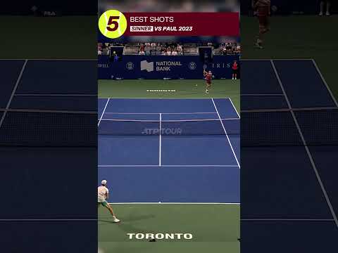 5️⃣ | JANNIK SINNER'S SPECTACULAR SHOT AT NBO 2023 🎾🔥