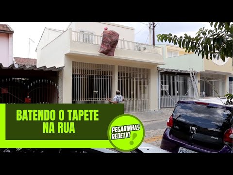 BATENDO O TAPETE NA RUA | Pegadinhas RedeTV