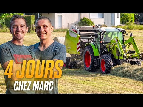 4 JOURS DE FOIN DANS LA FERME DE MARC !