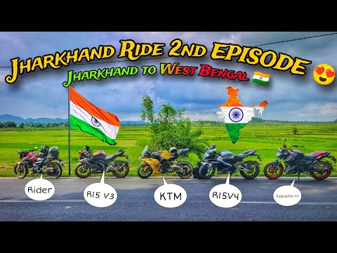 West Bengal to Jharkhand Ride 2nd EPISODE #bikerboydipu #motovlog