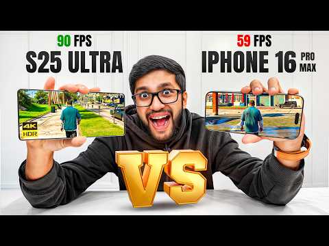 S25 Ultra VS iPhone 16 Pro Max GAMING TEST