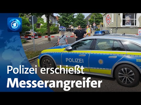 Messerangriff bei Polizeieinsatz in Wangen