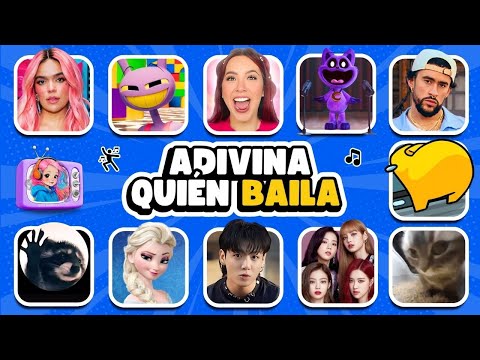 ADIVINA QUIÉN BAILA 🎶💃 Chipi Chipi, Pedro Pedro, Karol G, Karla Bustillos, CatNap, BTS