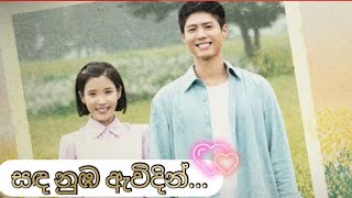 Sanda Nuba Awidin (සඳ නුඹ ඇවිදින්) | Korean mix sinhala @lyricssong6862