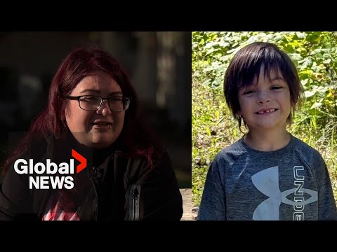 YouTube video thumbnail: Missing Alberta boy's Mother Makes Public Plea: 'He's out There'