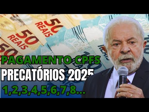 GOVERNO VAI PAGAR R$70 BILHÕES EM PRECATÓRIOS DO INSS EM 2025 PARA CPFS 1,2,3,4,5,6,7,8