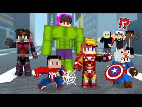 We Became The AVENGERS in Minecraft!