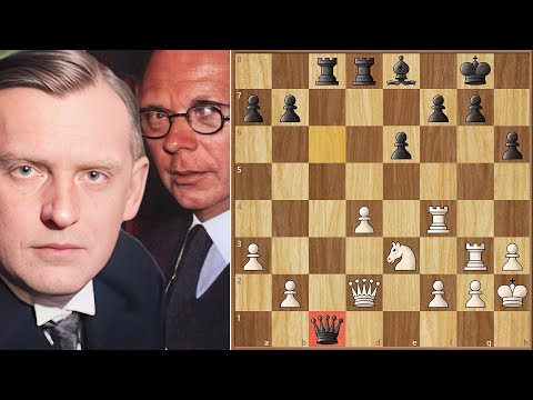 "So Light Were the Heavy Pieces in Alekhine's Hands!" || Alekhine vs Kmoch || San Remo (1930)