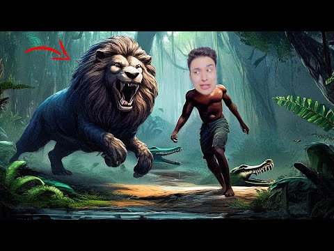 الطيارة وقعت فى الغابة وانا لوحدى 😱