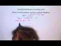 Transformations and Function Notation