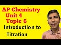 Acid-Base Titration Concepts