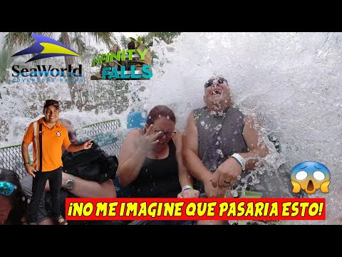 CONOCE LA INFINITY FALLS EN SEAWORLD ORLANDO 🤗 ES UNA LOCURA 😱 #isidroaventuras