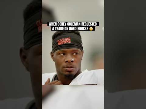 When Corey Coleman requested a trade on Hard Knocks 😳