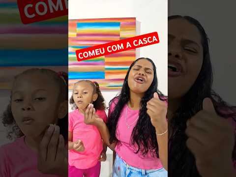 Comeu Com a Casca☆☆ #humor #comedia #memes #funny #shorts