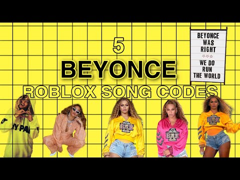 Beyonce Song Codes 07 2021 - halo beyonce roblox id