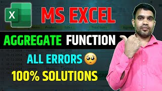 Excel Most Powerful Formula | Excel Aggregate Function | Excel Formula and Function
