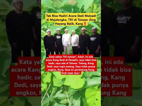 Tak Bisa Hadiri Acara Dedi Mulyadi di Majalengka, TKI di Taiwan‼️#shorts #viralvideo #viralshorts
