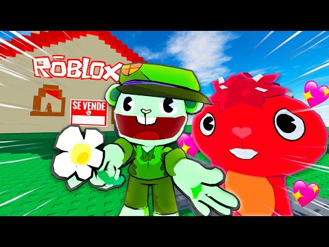 FLIPPY LE COMPRA UNA CASA A FLAKY EN ROBLOX 😱| FLIPPY Y FLAKY😸🐶