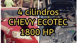 El 4 cilindro más potente del mundo 1800 hp