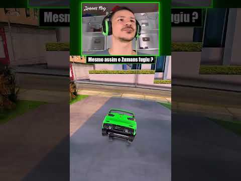 OLHA O TANTO DE POLICIAL ATRAS DO ZUMANS NA FUGA NO GTA #gta5 #fivem #gtasanandreas #zumansplay