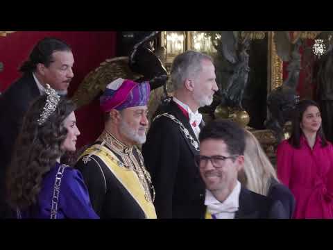 Cena de gala en honor de Su Majestad el Sultán Haitham bin Tarik, Sultán de Omán