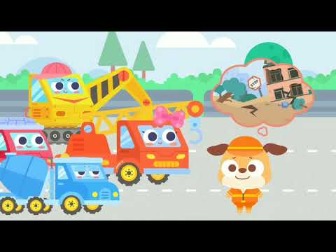 DuDu Engineering Vehicle | Earthquake | Kids Gameplay #kidsgames