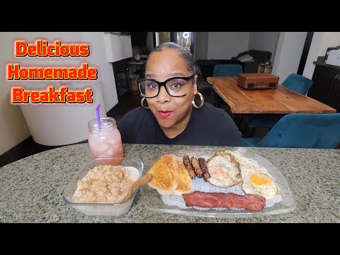 HOMEMADE BREAKFAST MUKBANG!