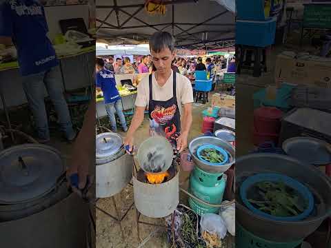 หอยแมลงภู่ลวกตลาดนัดเคแลนด์ลพบุรี #shorst #streetfood #สร้างอาชีพ