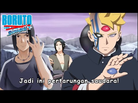 Boruto Muncul Di Dertarungan Sasuke Vs Itachi - Boruto Two Blue Vortecx Movie