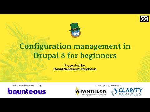 Configuration management in Drupal 8 for beginners