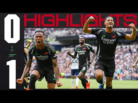 Gabriel scores north London derby winner! | HIGHLIGHTS | Tottenham Hotspur v Arsenal (0-1) | PL