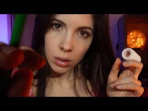 ASMR Intently Studying Your Face & Ears With Concern (For Sleep) + Massage