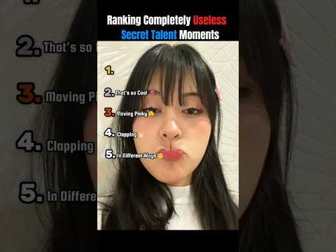 Ranking Useless Secret Talent pt.3 #ranking #talent #shorts #usa #tiktok